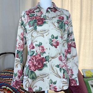 90s Guess Floral Shirt